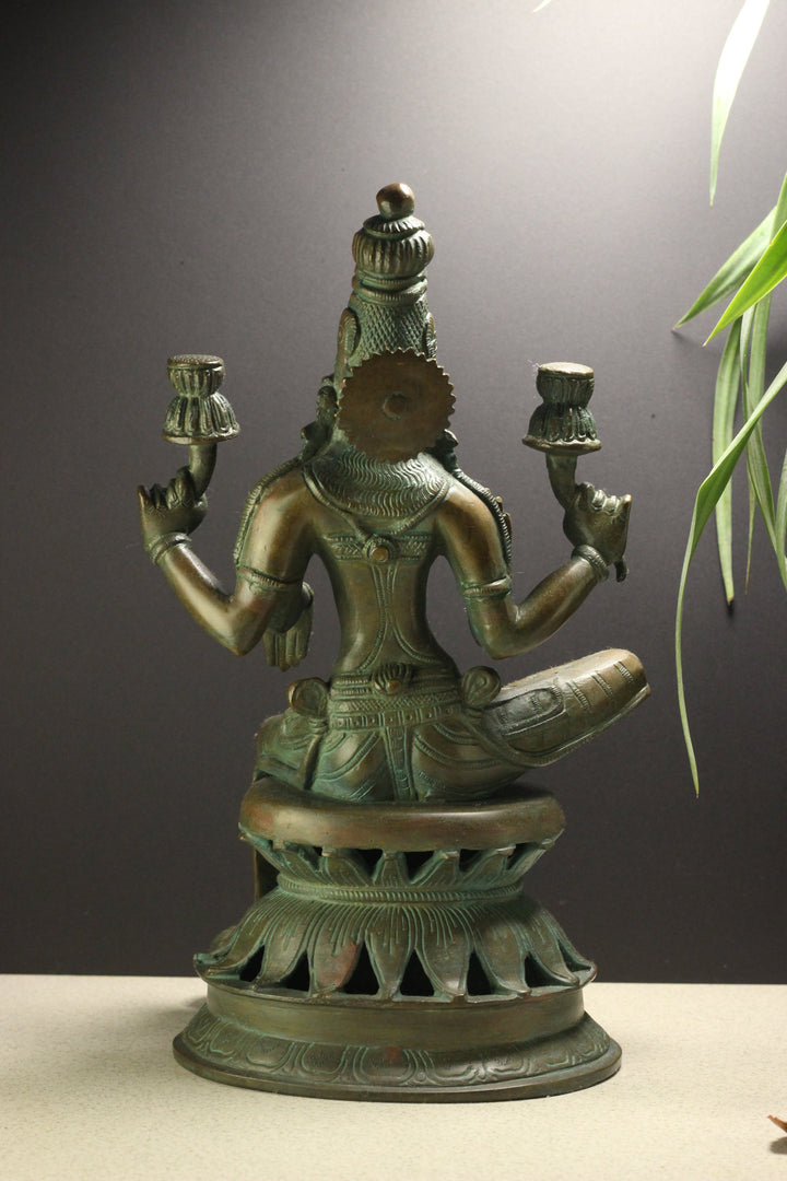 Brass Laxmi  Bronze Finish 13"