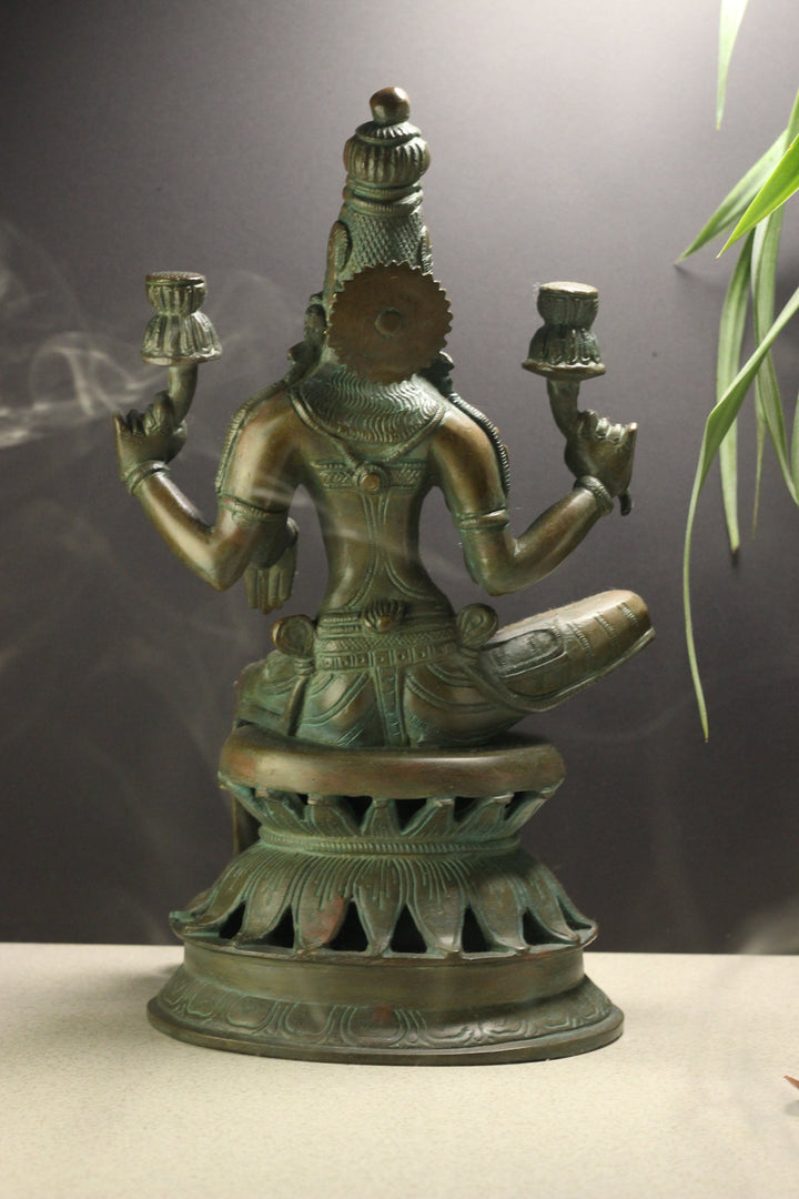 Brass Laxmi  Bronze Finish 13"